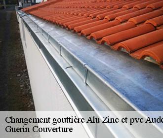 Changement gouttière Alu Zinc et pvc audeville-45300 Guerin Couverture